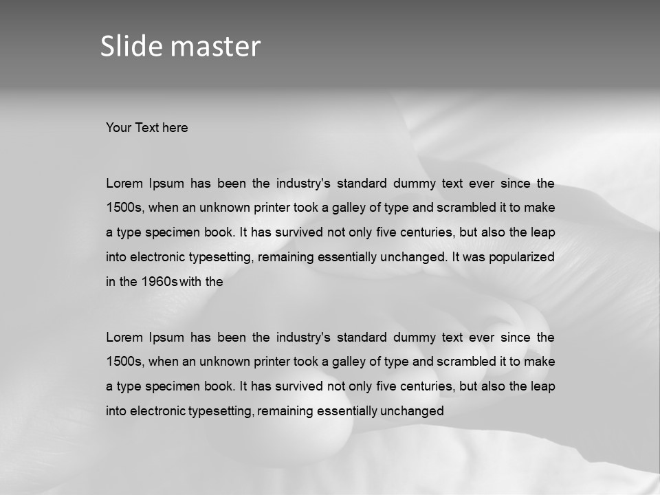 Foot Massage At Spa Salon PowerPoint Template