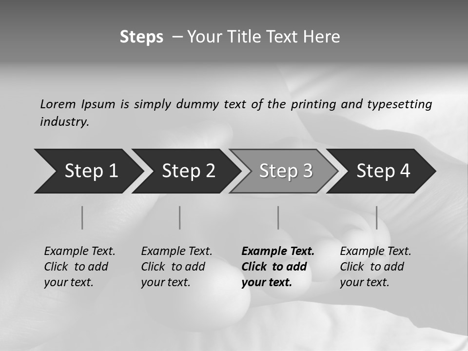 Foot Massage At Spa Salon PowerPoint Template