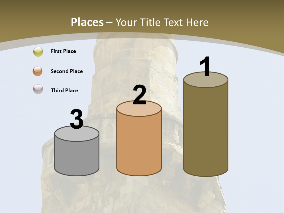 Top Of A Mosque Tower, Jerusalem PowerPoint Template