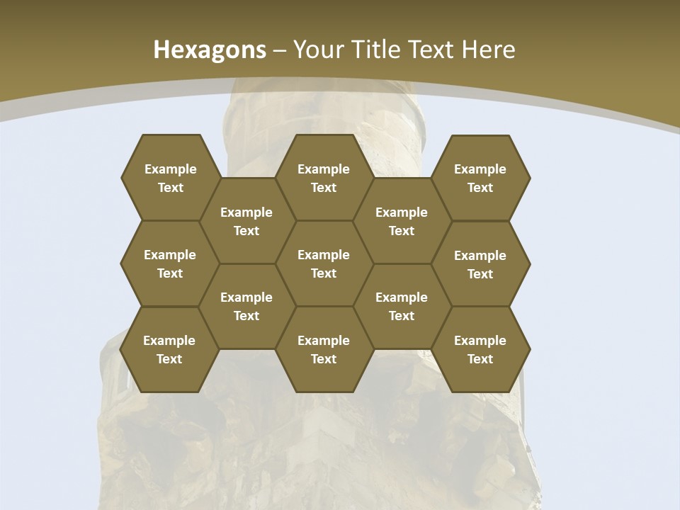 Top Of A Mosque Tower, Jerusalem PowerPoint Template