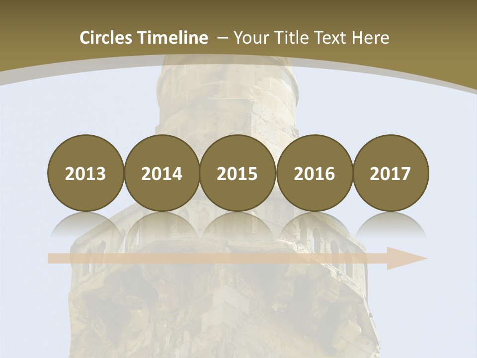 Top Of A Mosque Tower, Jerusalem PowerPoint Template