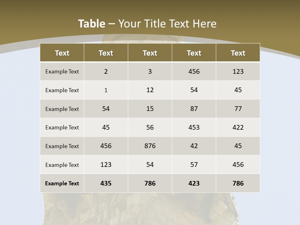 Top Of A Mosque Tower, Jerusalem PowerPoint Template