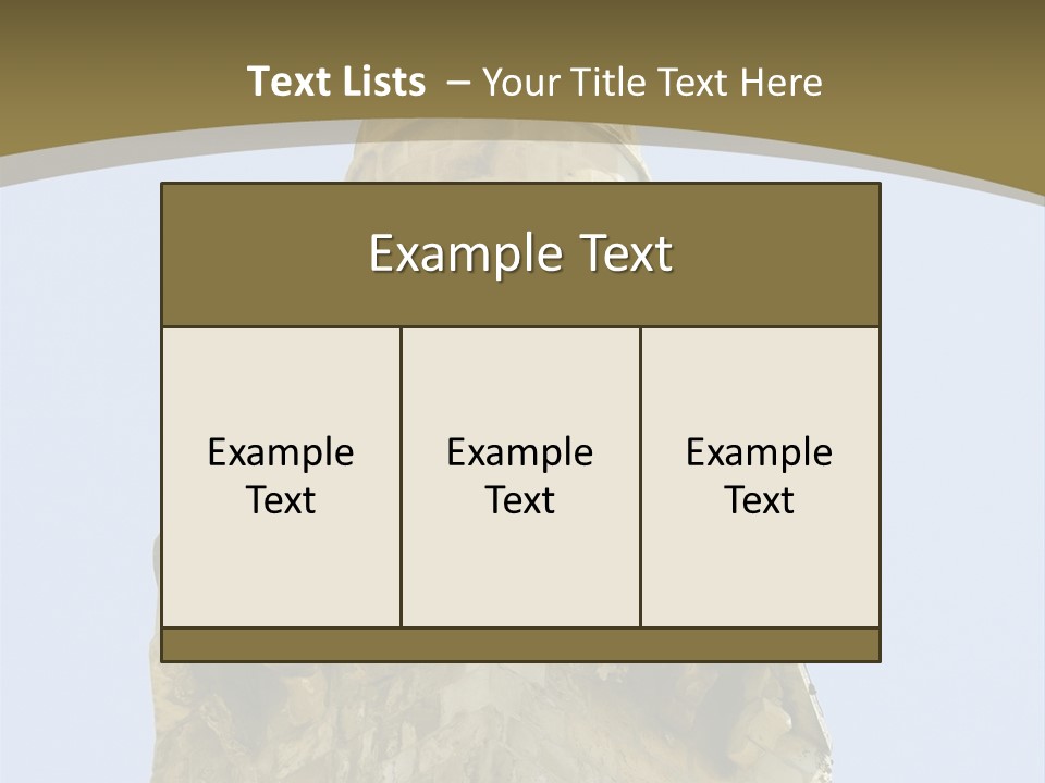 Top Of A Mosque Tower, Jerusalem PowerPoint Template