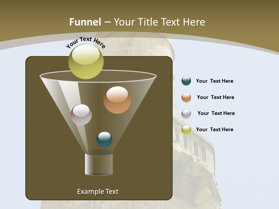 Top Of A Mosque Tower, Jerusalem PowerPoint Template