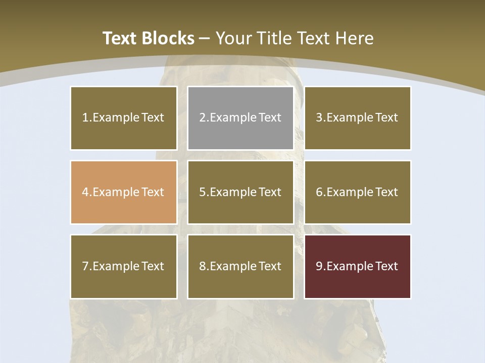 Top Of A Mosque Tower, Jerusalem PowerPoint Template