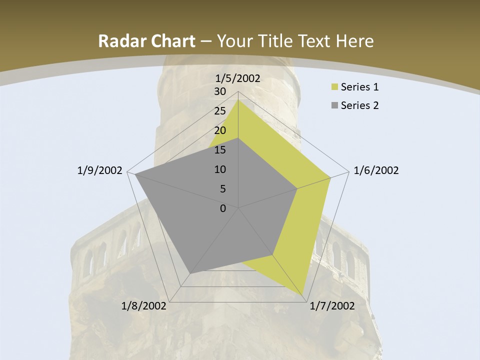 Top Of A Mosque Tower, Jerusalem PowerPoint Template