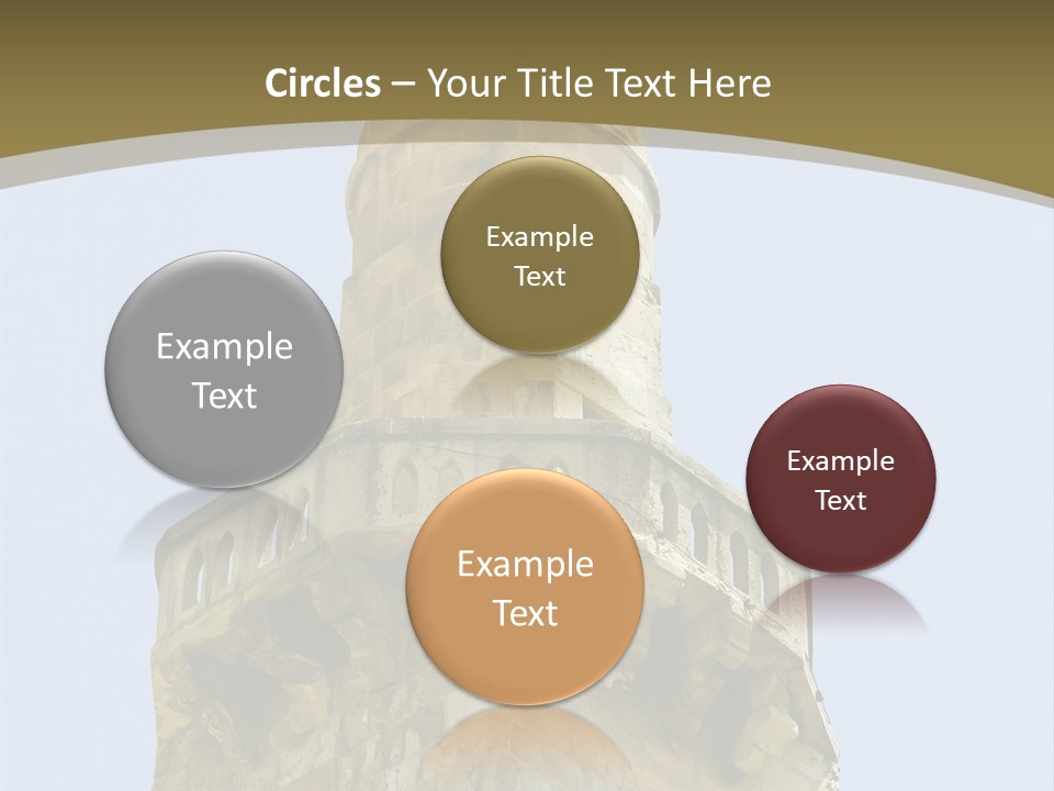 Top Of A Mosque Tower, Jerusalem PowerPoint Template