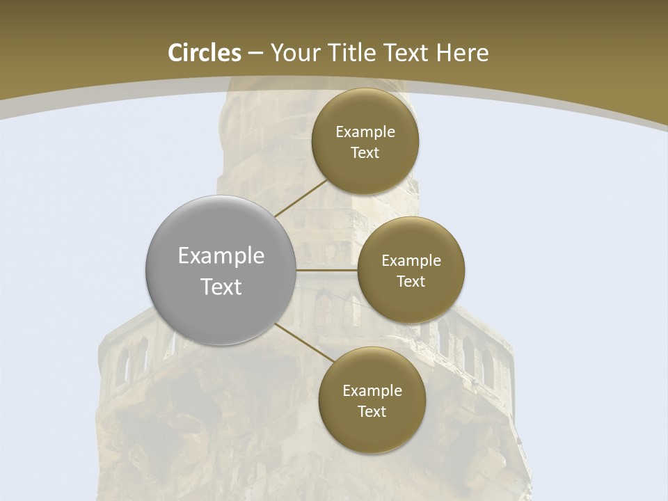 Top Of A Mosque Tower, Jerusalem PowerPoint Template