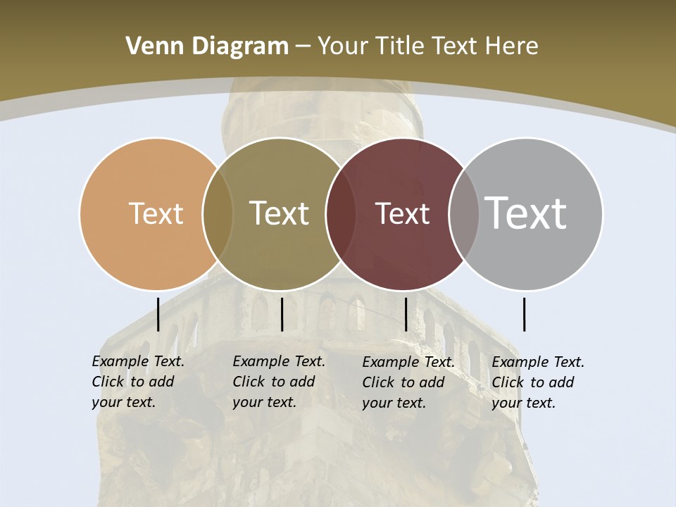 Top Of A Mosque Tower, Jerusalem PowerPoint Template