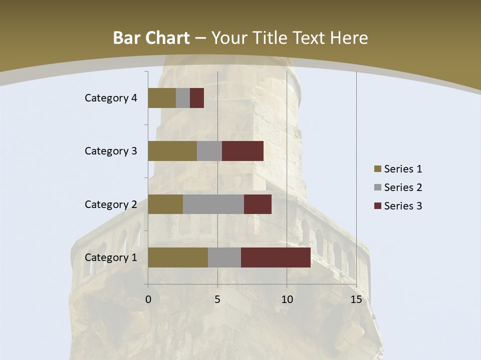 Top Of A Mosque Tower, Jerusalem PowerPoint Template