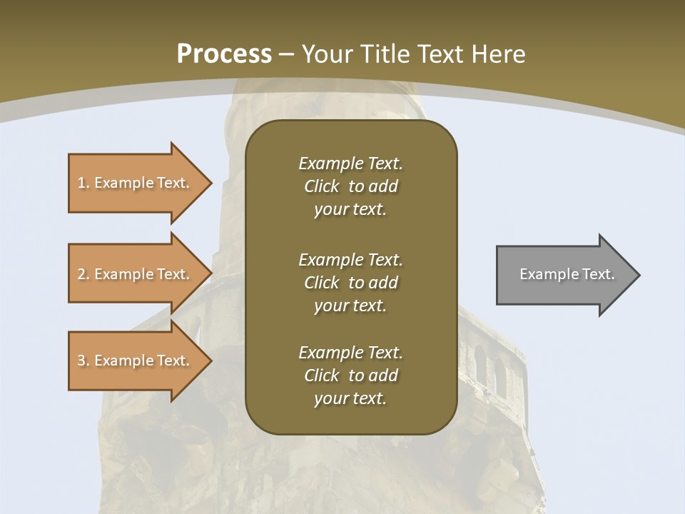Top Of A Mosque Tower, Jerusalem PowerPoint Template