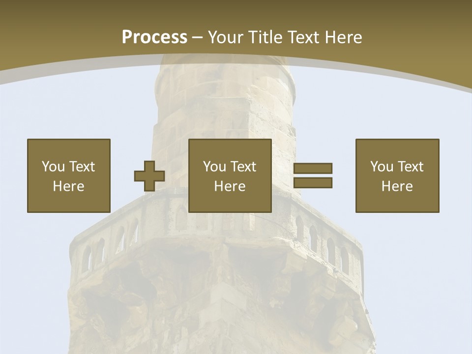 Top Of A Mosque Tower, Jerusalem PowerPoint Template