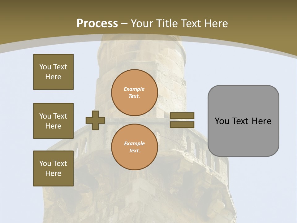 Top Of A Mosque Tower, Jerusalem PowerPoint Template
