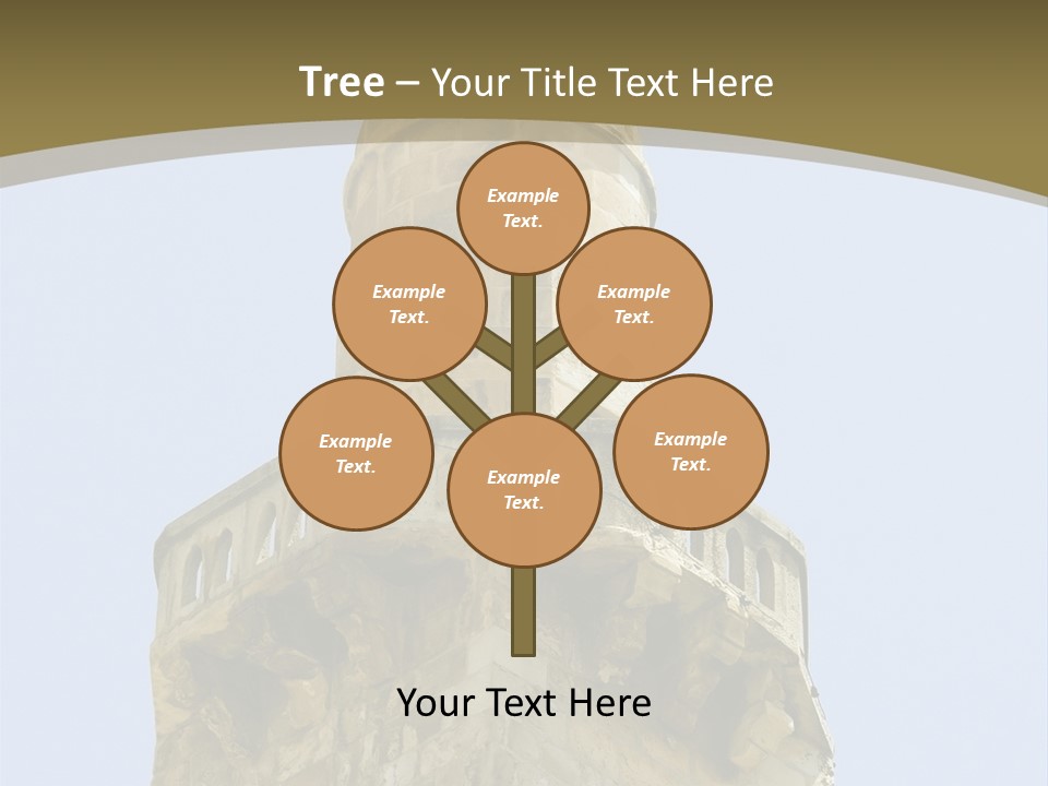 Top Of A Mosque Tower, Jerusalem PowerPoint Template