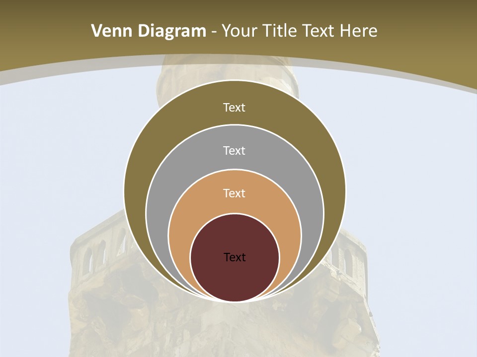 Top Of A Mosque Tower, Jerusalem PowerPoint Template