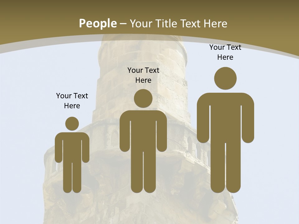 Top Of A Mosque Tower, Jerusalem PowerPoint Template