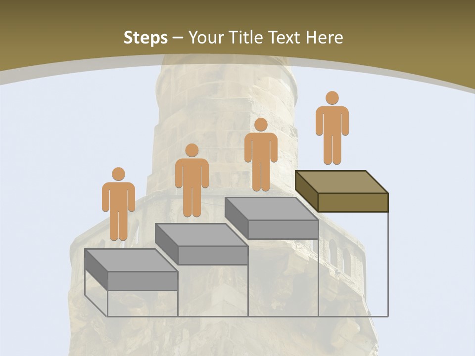 Top Of A Mosque Tower, Jerusalem PowerPoint Template