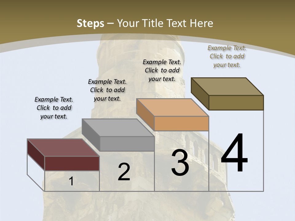 Top Of A Mosque Tower, Jerusalem PowerPoint Template