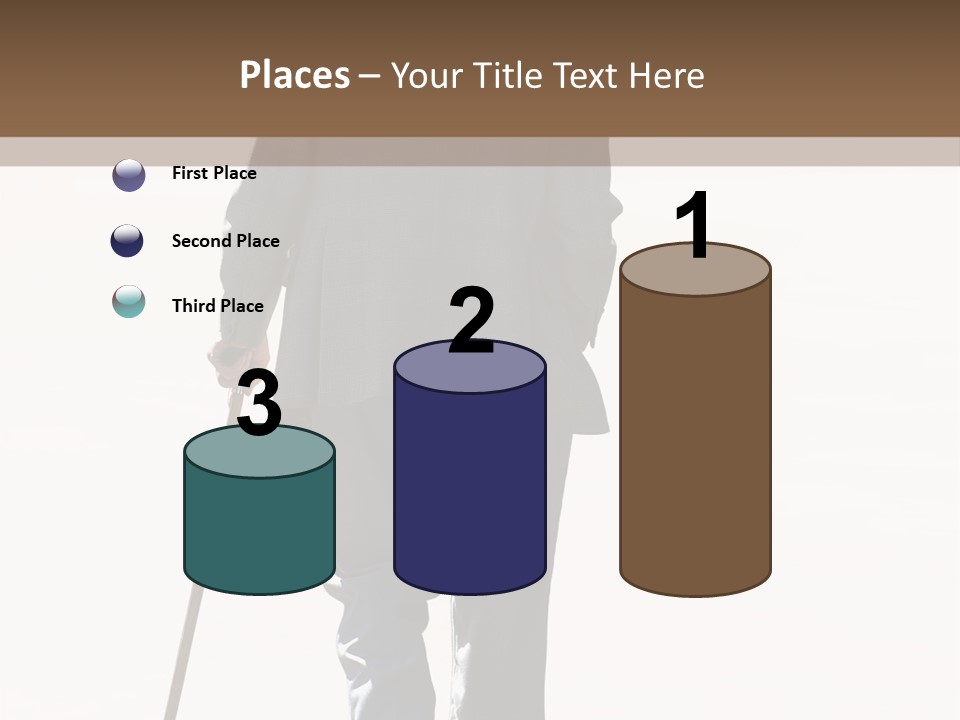 Strolling Senior PowerPoint Template