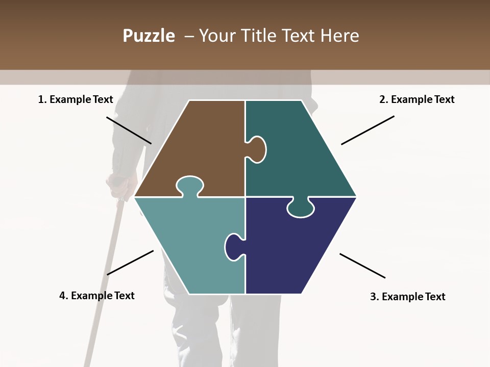 Strolling Senior PowerPoint Template