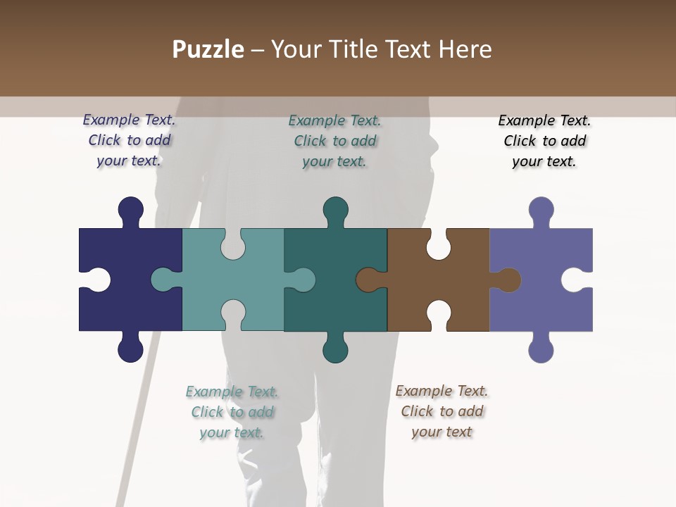 Strolling Senior PowerPoint Template