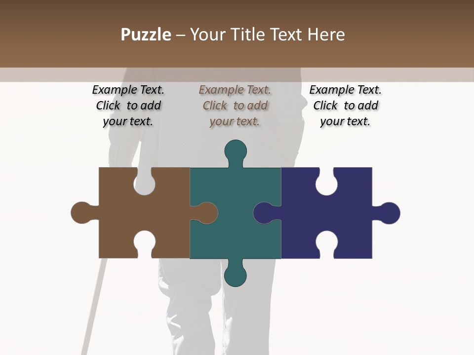 Strolling Senior PowerPoint Template