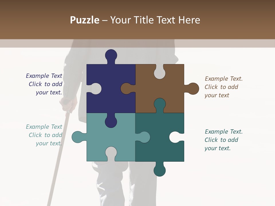 Strolling Senior PowerPoint Template