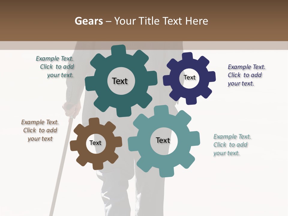 Strolling Senior PowerPoint Template