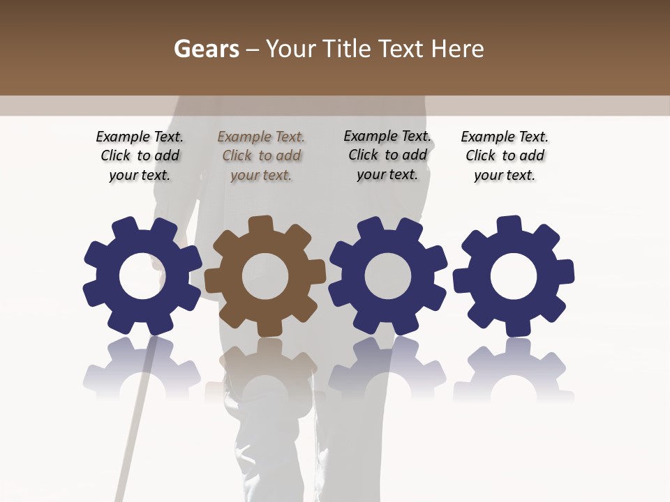 Strolling Senior PowerPoint Template