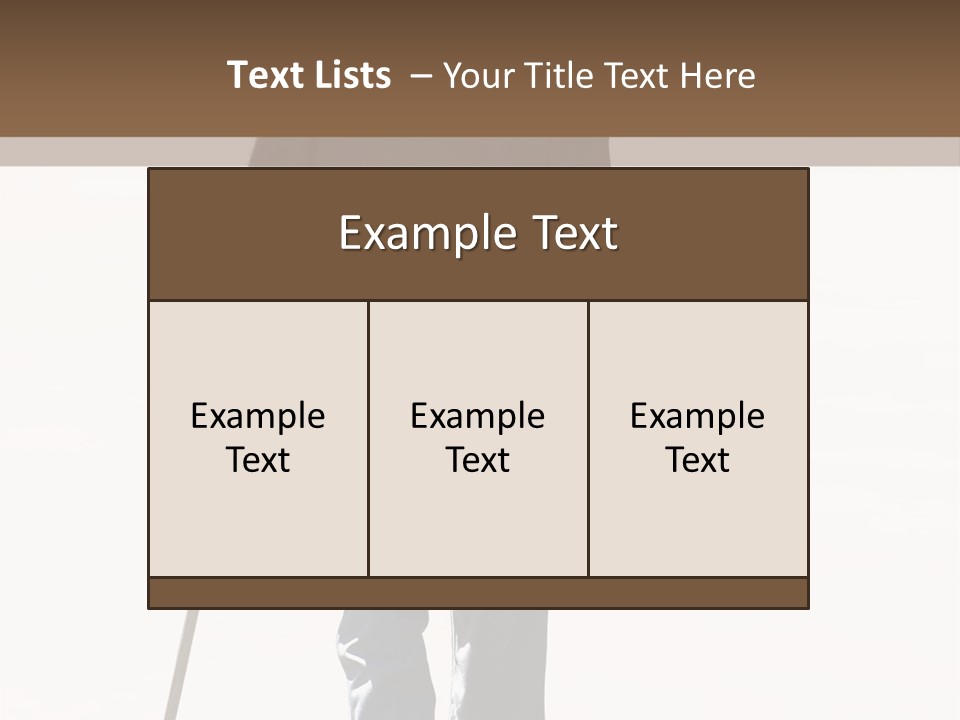 Strolling Senior PowerPoint Template