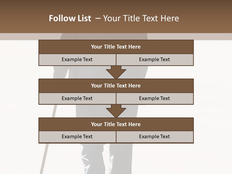 Strolling Senior PowerPoint Template