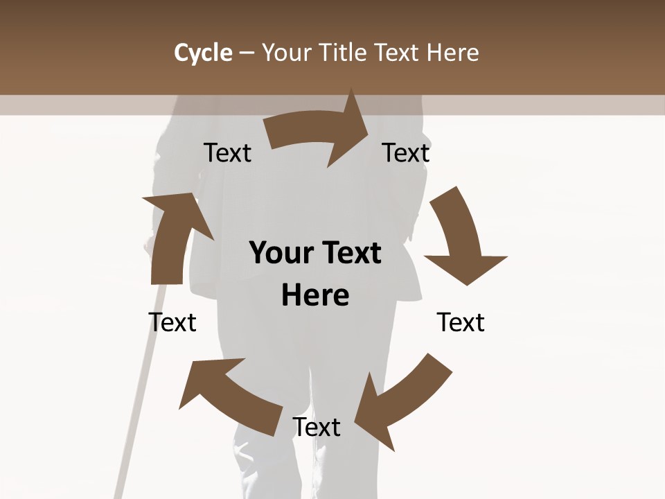 Strolling Senior PowerPoint Template