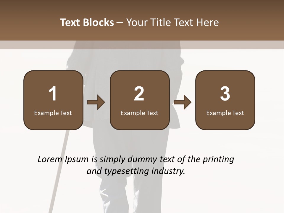 Strolling Senior PowerPoint Template