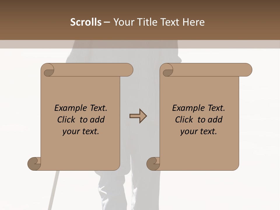 Strolling Senior PowerPoint Template