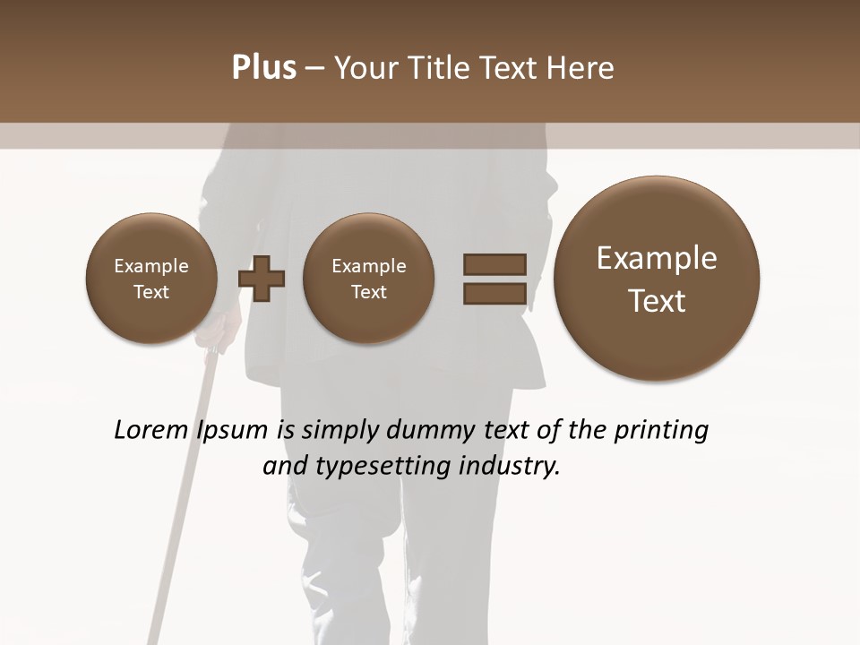Strolling Senior PowerPoint Template
