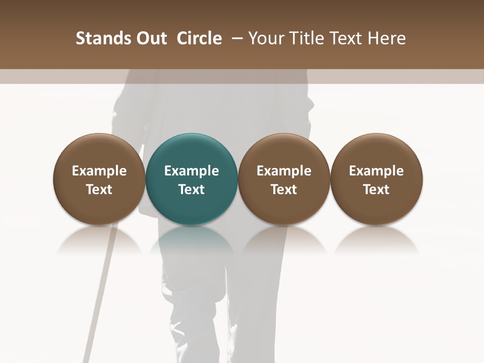 Strolling Senior PowerPoint Template