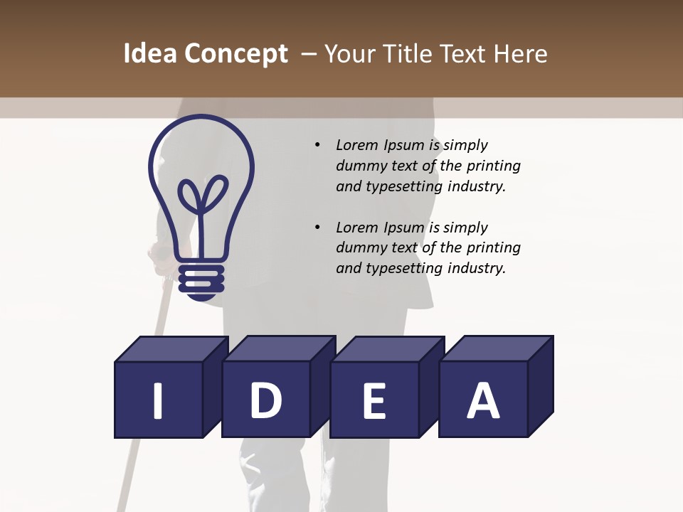 Strolling Senior PowerPoint Template