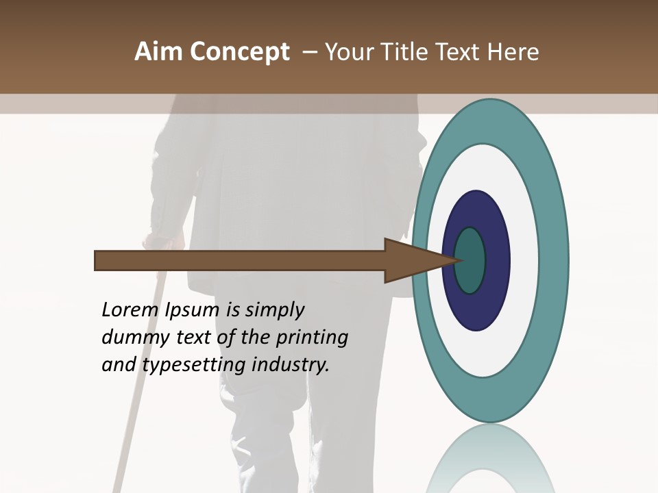 Strolling Senior PowerPoint Template