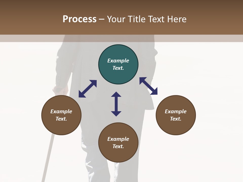 Strolling Senior PowerPoint Template