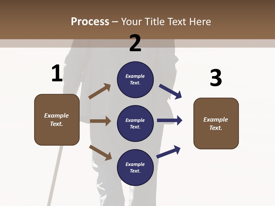Strolling Senior PowerPoint Template