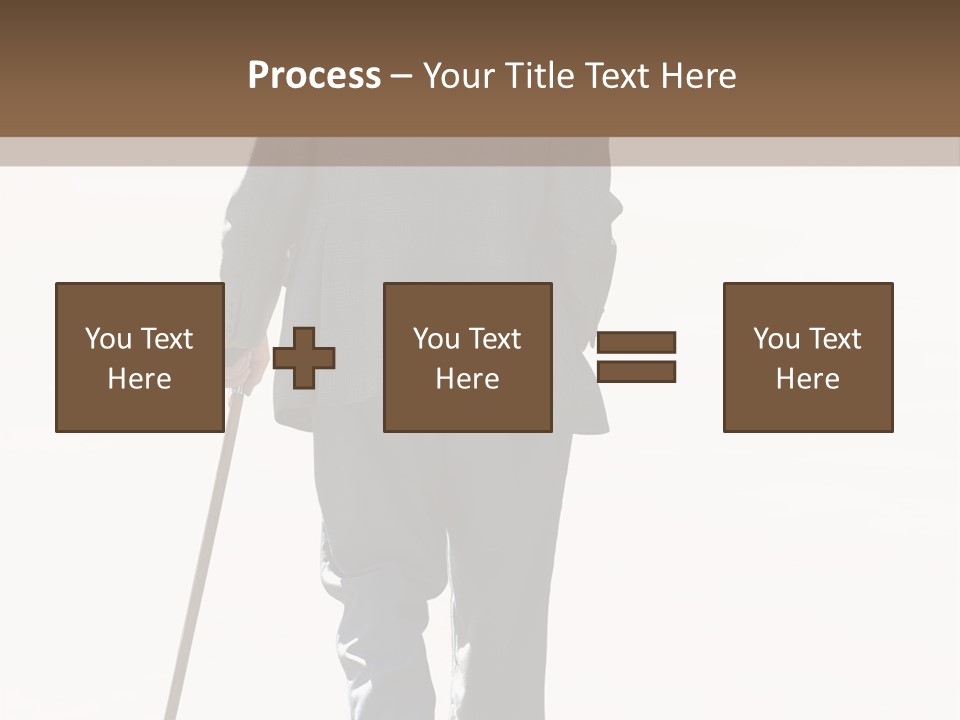 Strolling Senior PowerPoint Template