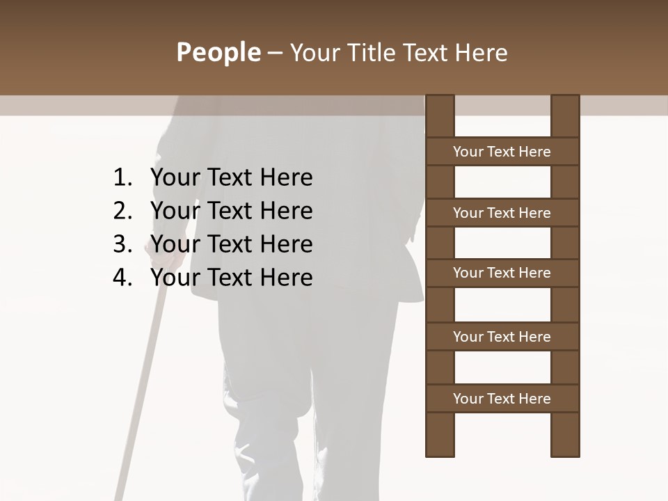 Strolling Senior PowerPoint Template