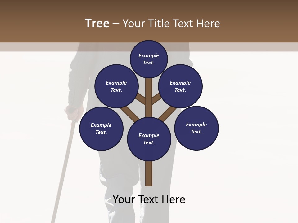 Strolling Senior PowerPoint Template