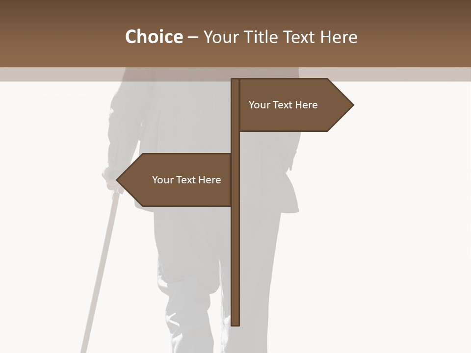 Strolling Senior PowerPoint Template