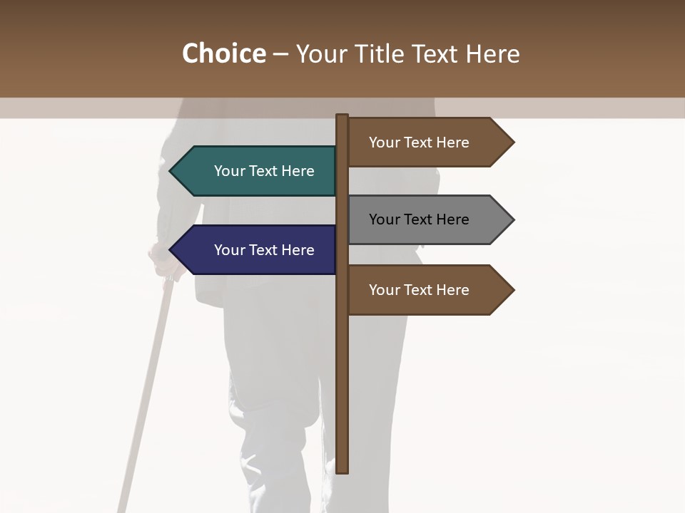 Strolling Senior PowerPoint Template