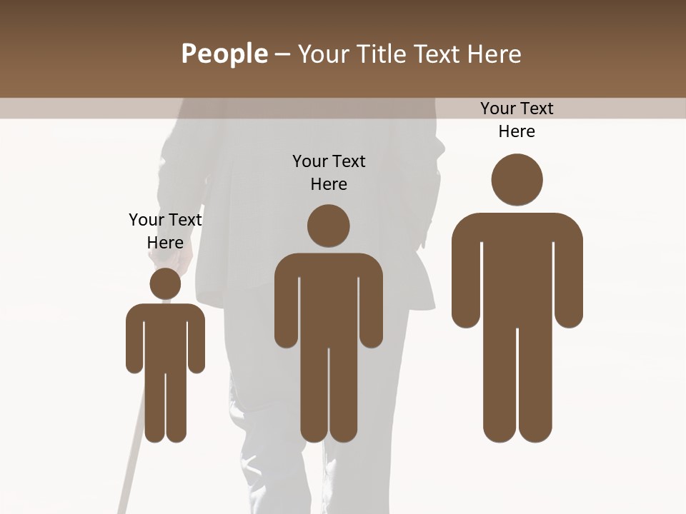 Strolling Senior PowerPoint Template