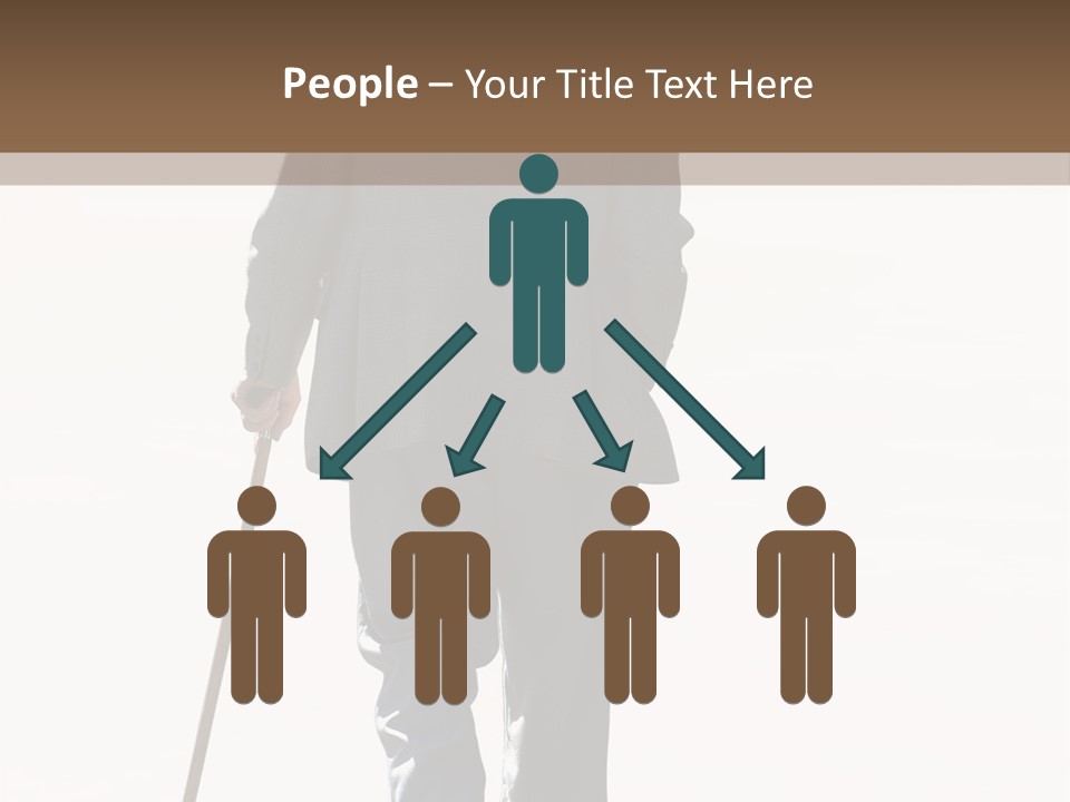 Strolling Senior PowerPoint Template