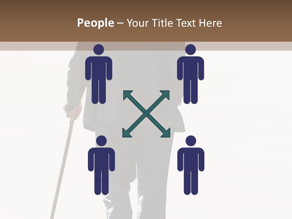 Strolling Senior PowerPoint Template