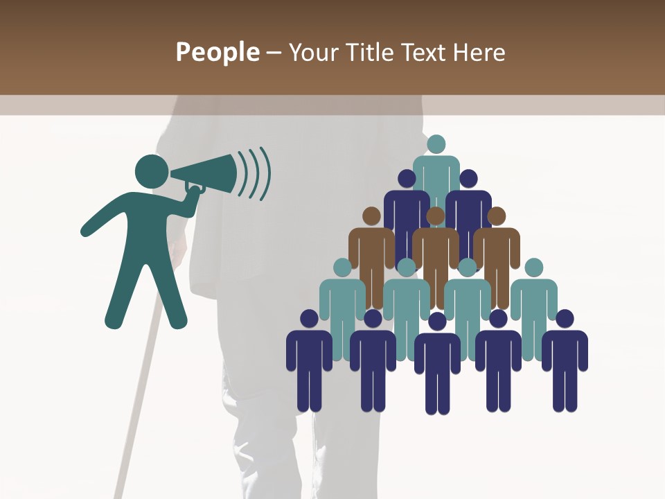 Strolling Senior PowerPoint Template