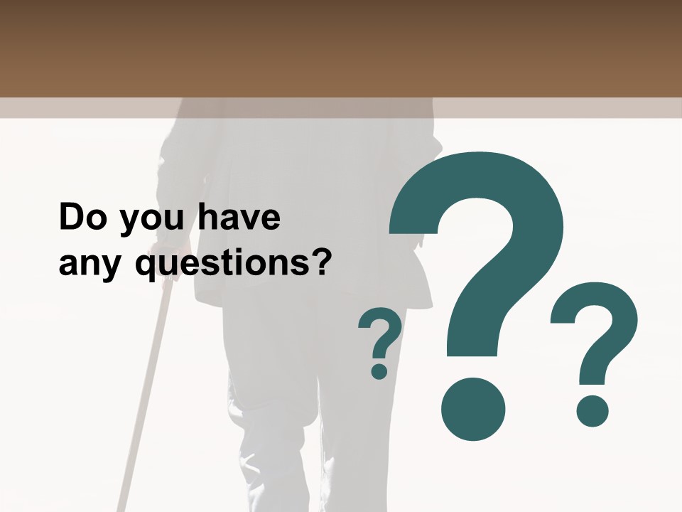 Strolling Senior PowerPoint Template